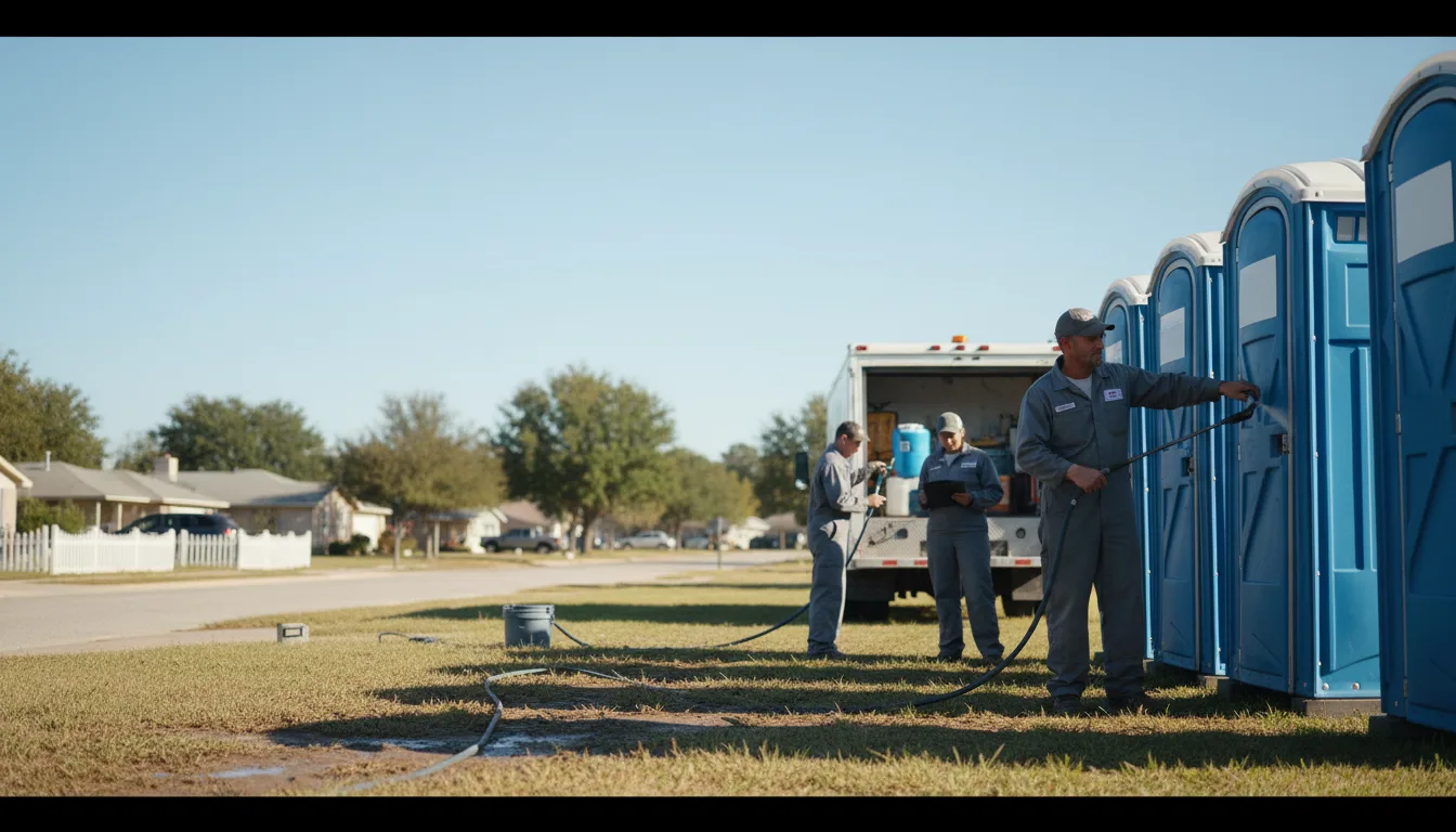 Long-Term Portable Toilet Rental in Highland Village, TX near me